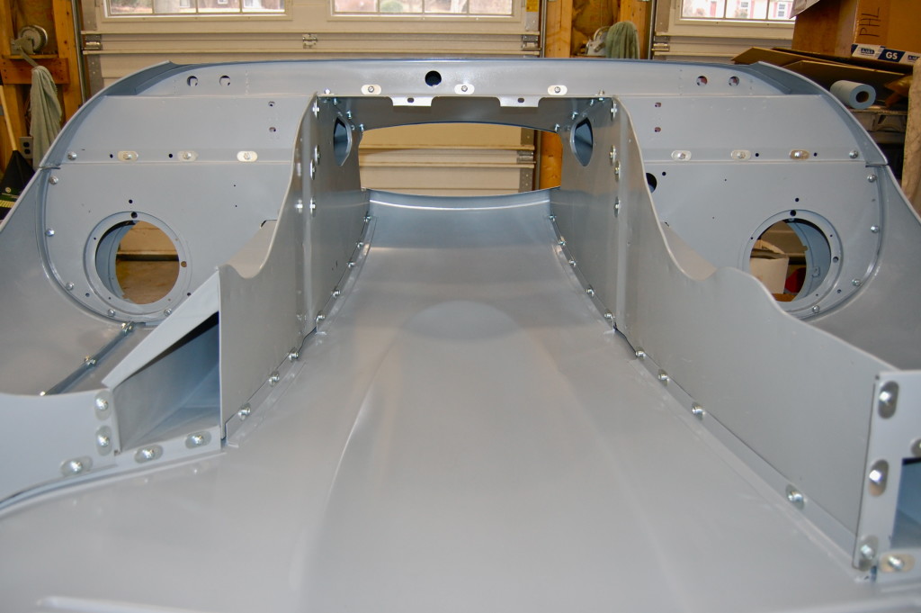 ...viewed from the underside, I can assure you that the monocoque body shell and bonnet assemblies that are included with these projects are WELL beyond anything that can be purchased ANYWHERE else - in originality, strength, AND the quality of fit and finish! And of course, WELL WORTH THE WAIT!!!