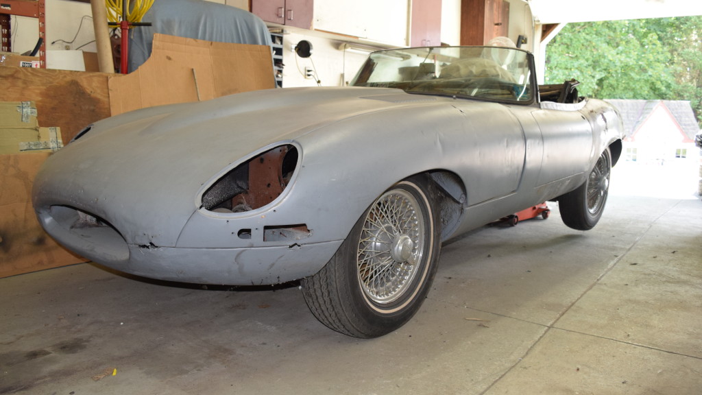 Here she is! This is a GREAT candidate for restoration, and a VERY RAE E-Type that is WELL worth the time and expense! This LHD roadster is one of the first 500 built, is all numbers-matching, and has a very solid, original, flat-floor, welded-louver body shell!