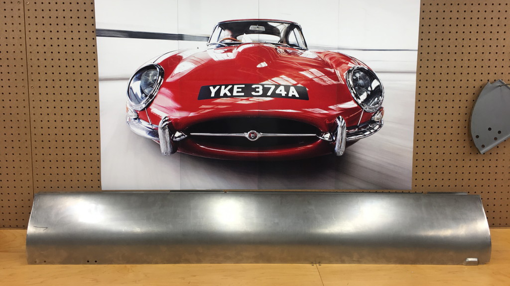This is a Monocoque Metalworks LH Outer Sill for all 6-cylinder E-Type Coupes (FHC) and Roadsters OTS. It is absolutely 100% perfect in every way - it is EXACTLY the same as the factory produced them - in EVERY dimension!